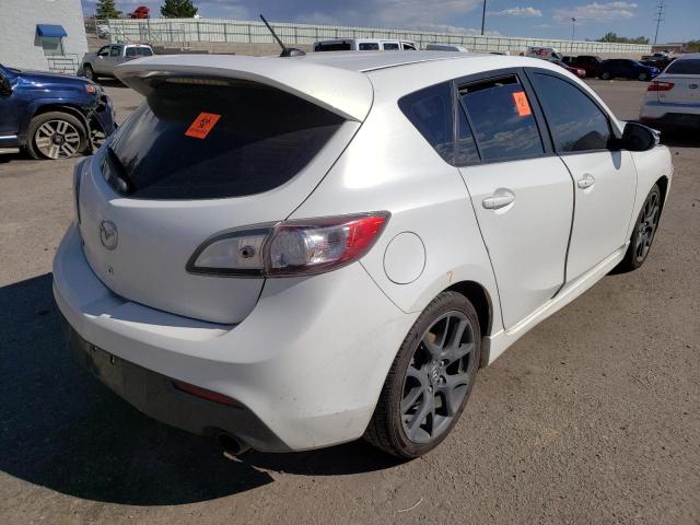 JM1BL1L35D1734872 - 2013 MAZDA SPEED 3 WHITE photo 4