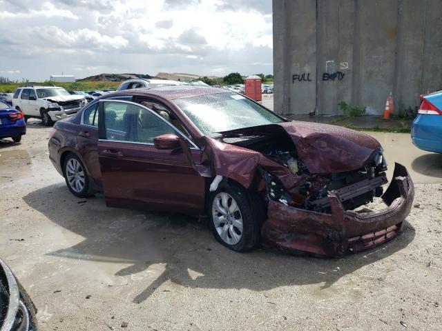 1HGCP2F81BA008043 - 2011 HONDA ACCORD EXL MAROON photo 1