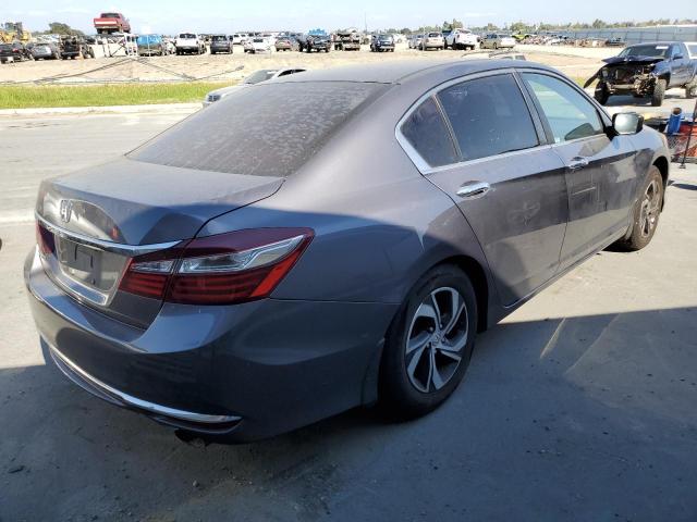 1HGCR2F3XGA092272 - 2016 HONDA ACCORD LX GRAY photo 4