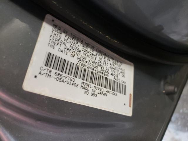 JT8BF28G6Y5088389 - 2000 LEXUS ES 300 GRAY photo 10