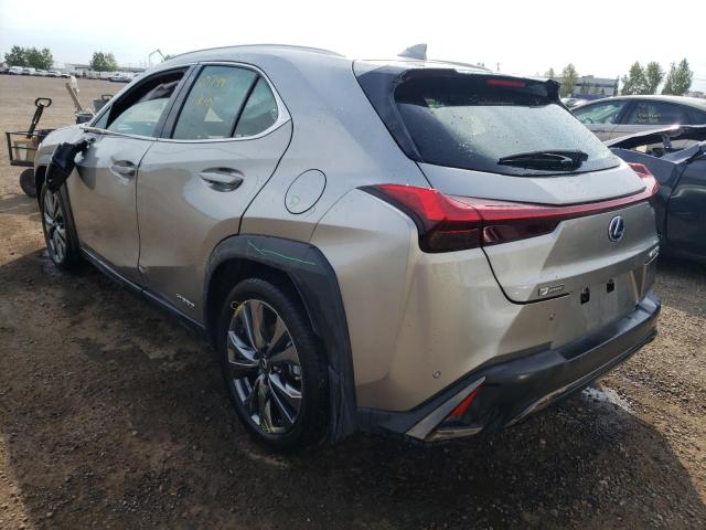 JTHR9JBH3M2048980 - 2021 LEXUS UX 250H SILVER photo 3