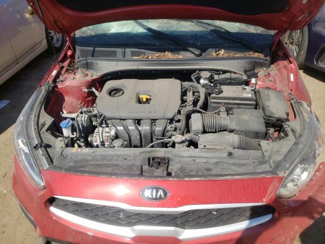 3KPF24AD9KE121875 - 2019 KIA FORTE FE RED photo 7