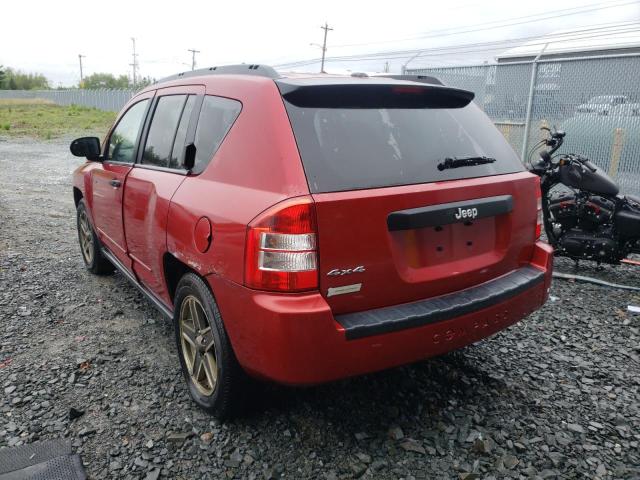 1J4FF47B09D231004 - 2009 JEEP COMPASS SP RED photo 3