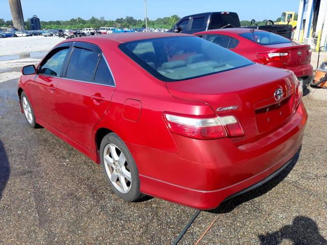 4T1BE46K77U101657 - 2007 TOYOTA CAMRY CE RED photo 3