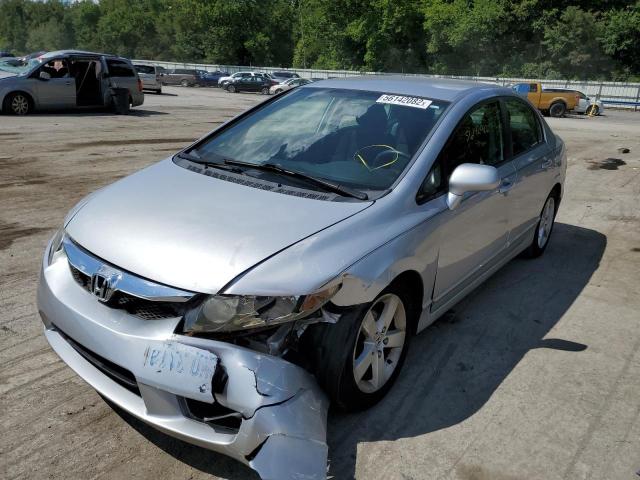 19XFA1F64BE042299 - 2011 HONDA CIVIC LX-S SILVER photo 2