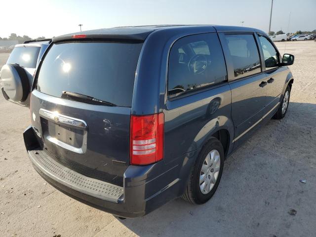 2A8HR44H48R694492 - 2008 CHRYSLER TOWN & COU BLUE photo 4