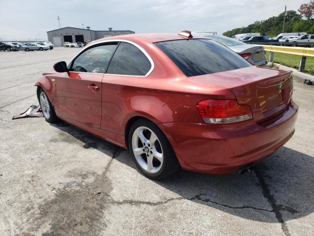 WBAUP7C56BVK78899 - 2011 BMW 128 I RED photo 3