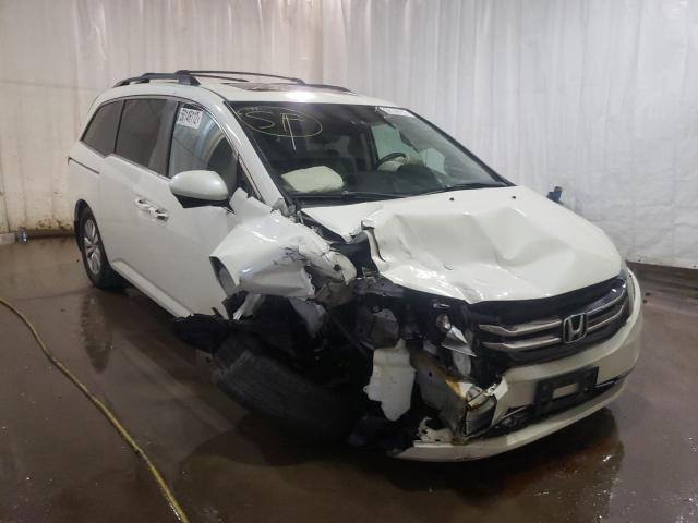 5FNRL5H66FB111862 - 2015 HONDA ODYSSEY EX WHITE photo 1