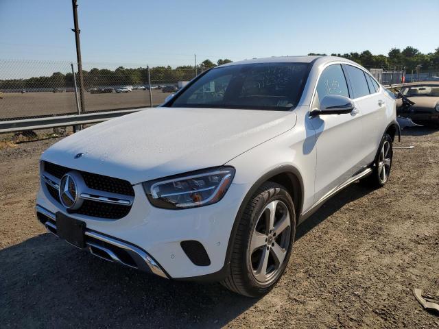 W1N0J8EB6MF916358 - 2021 MERCEDES-BENZ GLC COUPE WHITE photo 2