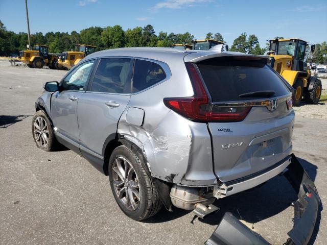 2HKRW2H95LH621360 - 2020 HONDA CR-V TOURI SILVER photo 3