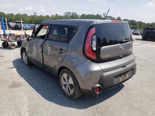 KNDJN2A20G7281154 - 2016 KIA SOUL GRAY photo 3