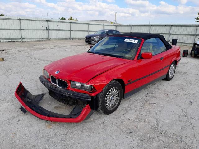 WBABK532XREC82838 - 1994 BMW 318 IC RED photo 2