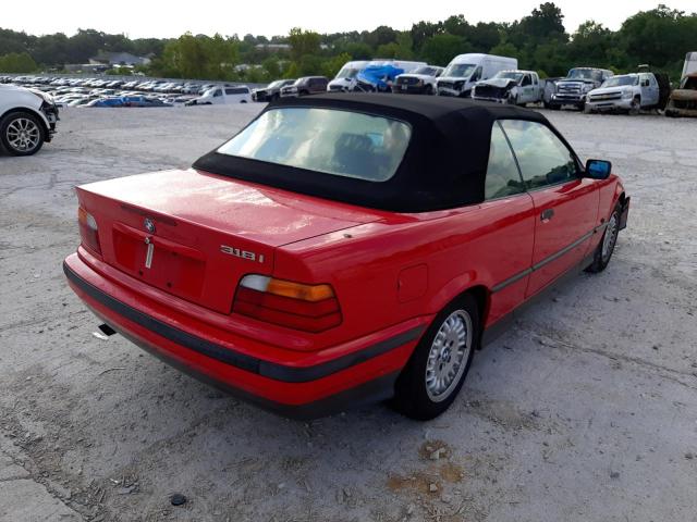 WBABK532XREC82838 - 1994 BMW 318 IC RED photo 4