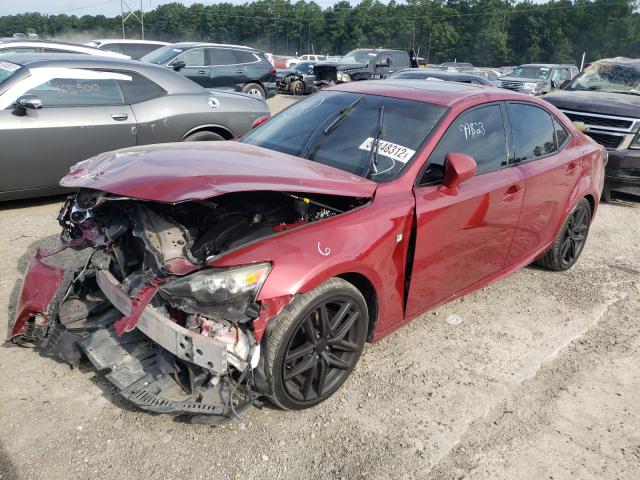 JTHBF1D27E5027732 - 2014 LEXUS IS 250 RED photo 2