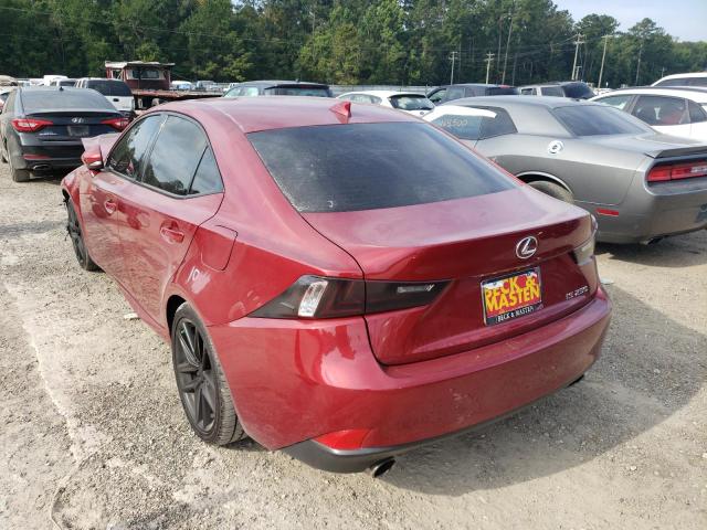 JTHBF1D27E5027732 - 2014 LEXUS IS 250 RED photo 3