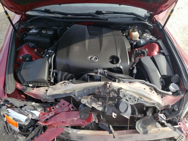 JTHBF1D27E5027732 - 2014 LEXUS IS 250 RED photo 7