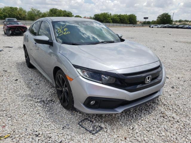 2HGFC2F86KH587623 - 2019 HONDA CIVIC SPOR SILVER photo 1