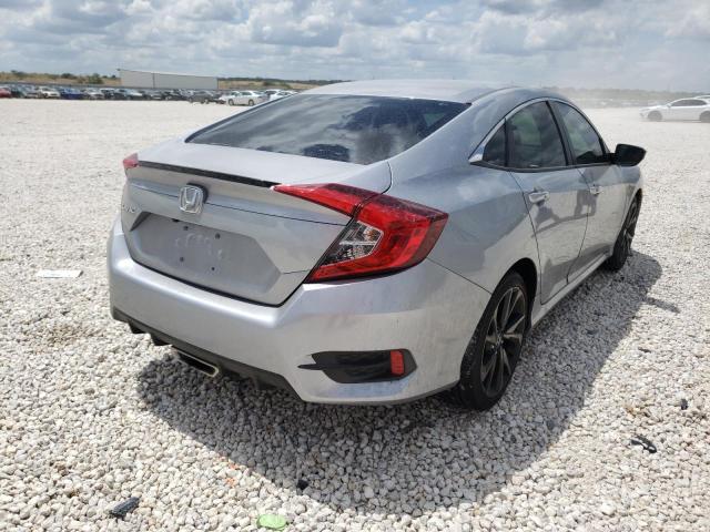 2HGFC2F86KH587623 - 2019 HONDA CIVIC SPOR SILVER photo 4