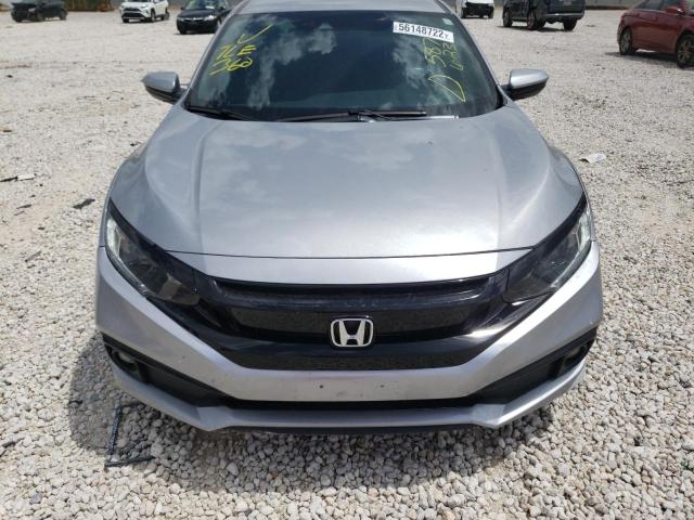 2HGFC2F86KH587623 - 2019 HONDA CIVIC SPOR SILVER photo 9