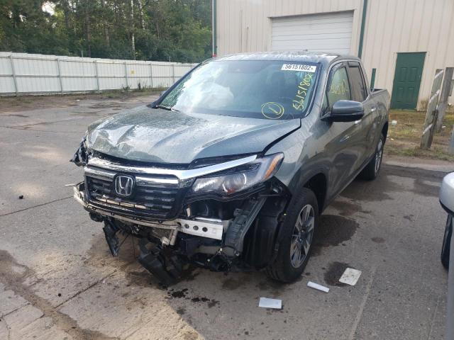 5FPYK3F73HB032450 - 2017 HONDA RIDGELINE GREEN photo 2