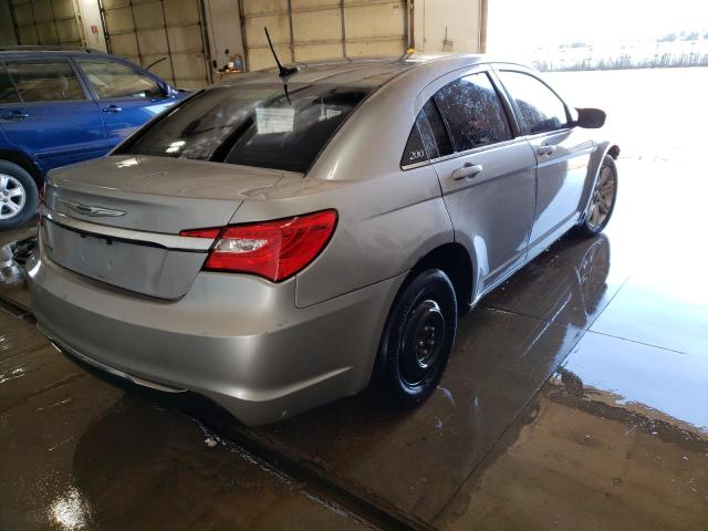 1C3CCBAB5DN761099 - 2013 CHRYSLER 200 LX SILVER photo 4