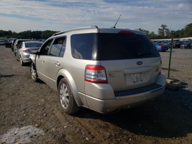 1FMDK06W68GA05967 - 2008 FORD TAURUS X L SILVER photo 3