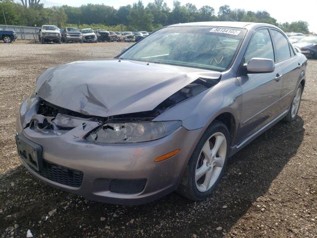 1YVHP80C285M01212 - 2008 MAZDA 6 I GRAY photo 2