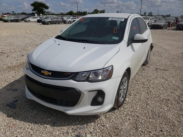 1G1JB5SH8H4128241 - 2017 CHEVROLET SONIC LS WHITE photo 2