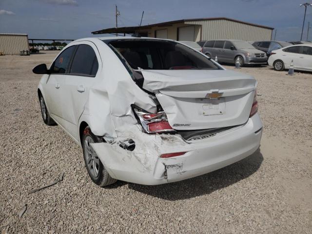 1G1JB5SH8H4128241 - 2017 CHEVROLET SONIC LS WHITE photo 3