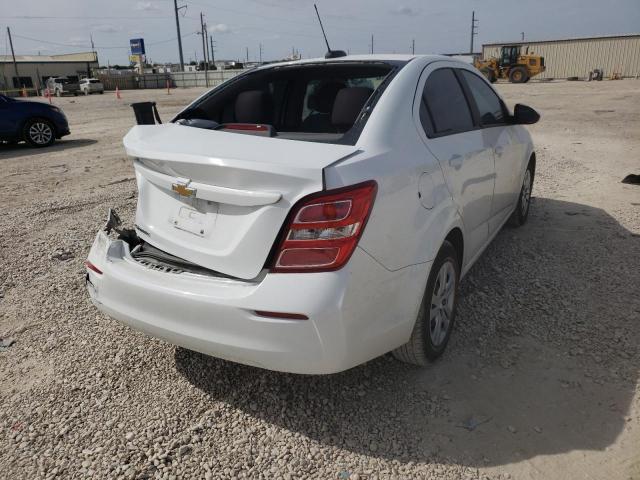 1G1JB5SH8H4128241 - 2017 CHEVROLET SONIC LS WHITE photo 4