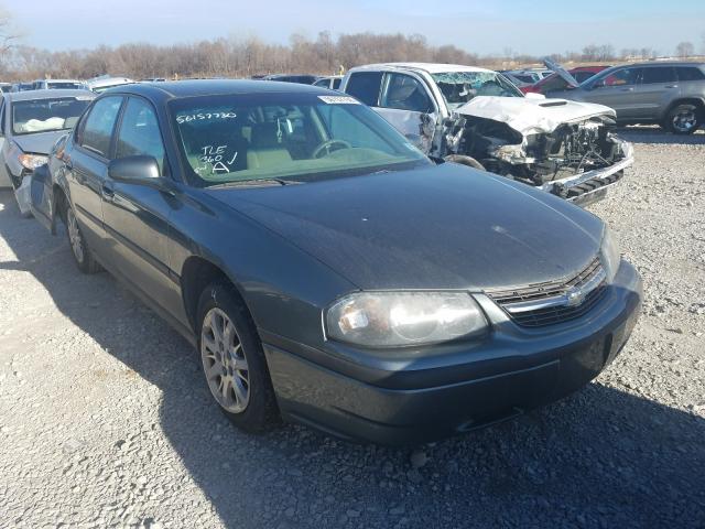 2G1WF52E459144140 - 2005 CHEVROLET IMPALA GRAY photo 1