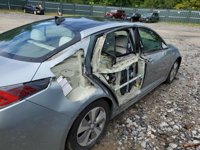 KNAGN4AD0G5092746 - 2016 KIA OPTIMA HYB GRAY photo 9