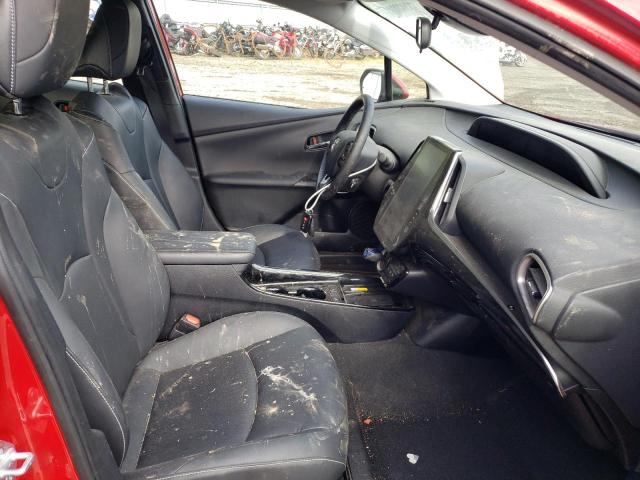 JTDKAMFP4M3182548 - 2021 TOYOTA PRIUS PRIM 红色 照片 5