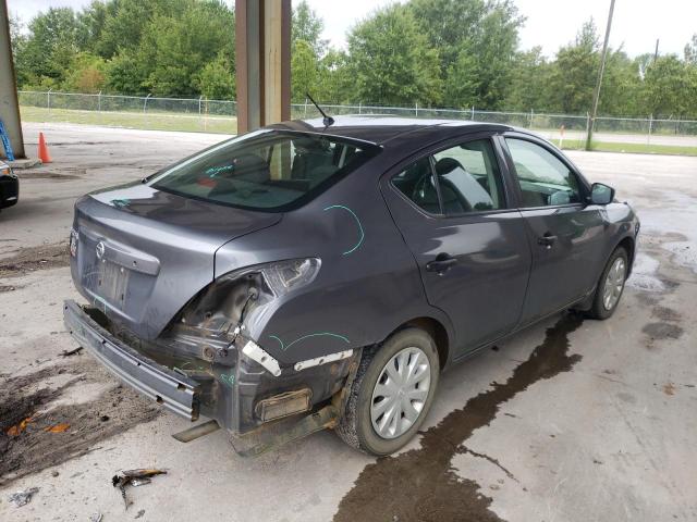 3N1CN7AP5HL901255 - 2017 NISSAN VERSA S GRAY photo 4