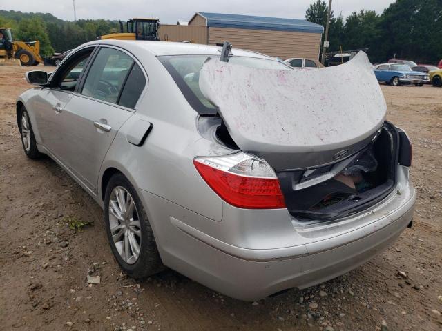 KMHGC46F89U055208 - 2009 HYUNDAI GENESIS 4. SILVER photo 3