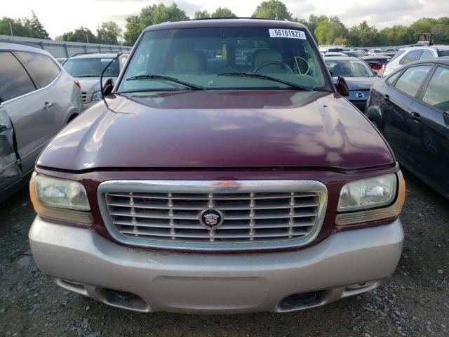 1GYEK63R7YR169267 - 2000 CADILLAC ESCALADE BURGUNDY photo 9