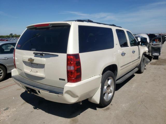 1GNSCKE09BR392390 - 2011 CHEVROLET SUBURBAN C WHITE photo 4