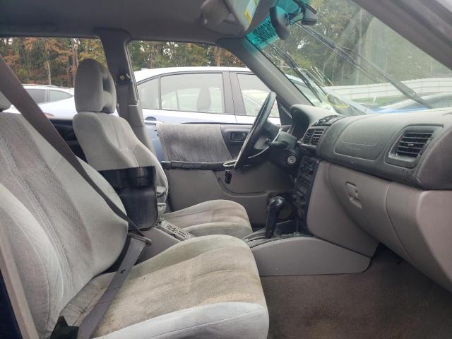 JF1SF655X2H707700 - 2002 SUBARU FORESTER S BLUE photo 5