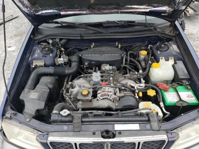 JF1SF655X2H707700 - 2002 SUBARU FORESTER S BLUE photo 7