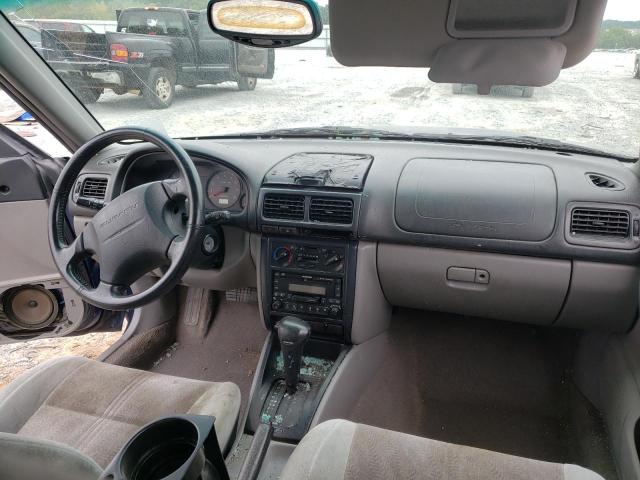 JF1SF655X2H707700 - 2002 SUBARU FORESTER S BLUE photo 9