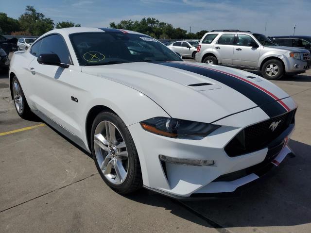 1FA6P8CF9M5147503 - 2021 FORD MUSTANG GT WHITE photo 1