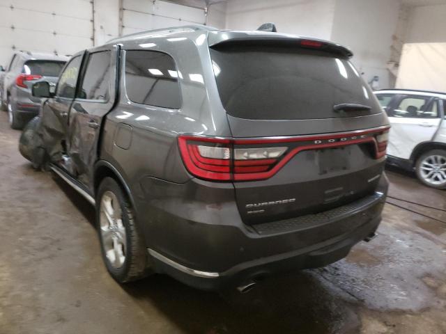 1C4SDJDT7EC301491 - 2014 DODGE DURANGO LI GRAY photo 3