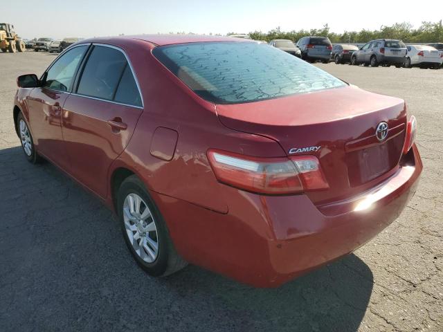 4T1BE46K17U008360 - 2007 TOYOTA CAMRY CE RED photo 3