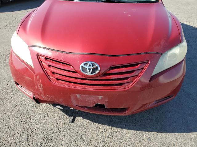 4T1BE46K17U008360 - 2007 TOYOTA CAMRY CE RED photo 9