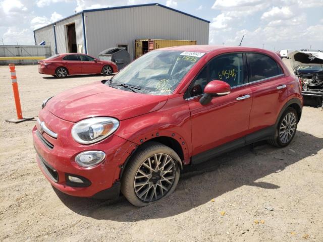 ZFBCFXDB6HP615173 - 2017 FIAT 500X LOUNG RED photo 2