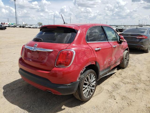 ZFBCFXDB6HP615173 - 2017 FIAT 500X LOUNG RED photo 4