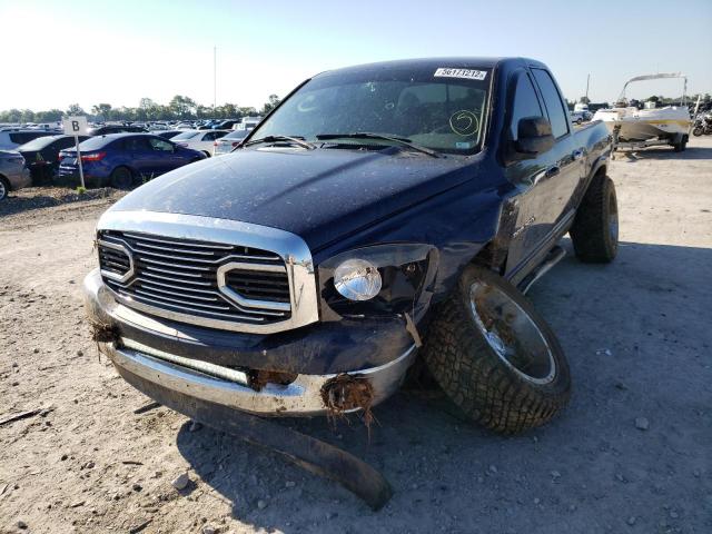 1D7KS28C46J138372 - 2006 DODGE RAM 2500 S BLUE photo 2