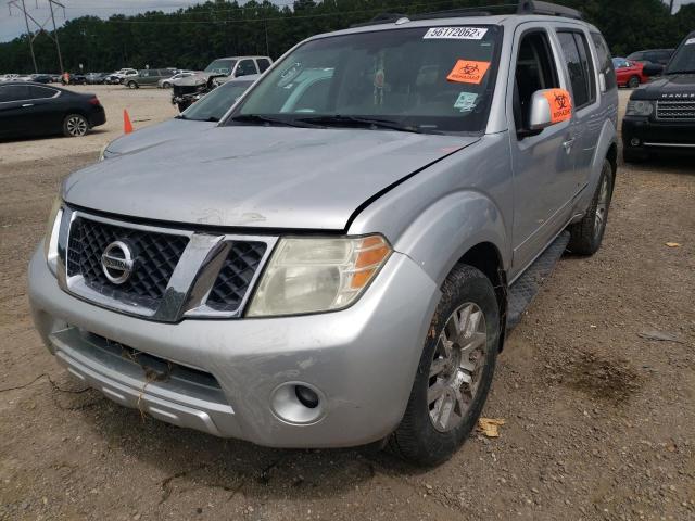 5N1AR1NN4AC615635 - 2010 NISSAN PATHFINDER SILVER photo 2