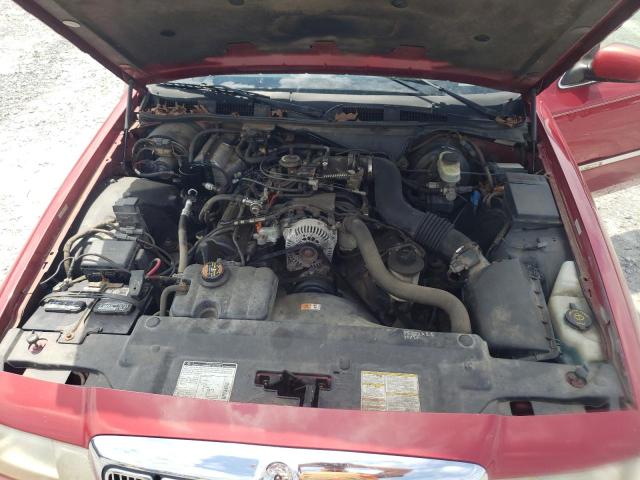 2MEFM75W7YX667163 - 2000 MERCURY GRAND MARQ RED photo 7