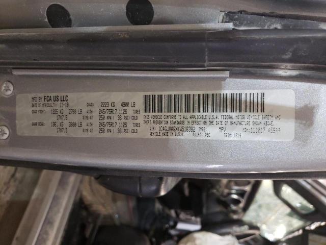 1C4GJXAGXKW516382 - 2019 JEEP WRANGLER S 灰色 照片 10